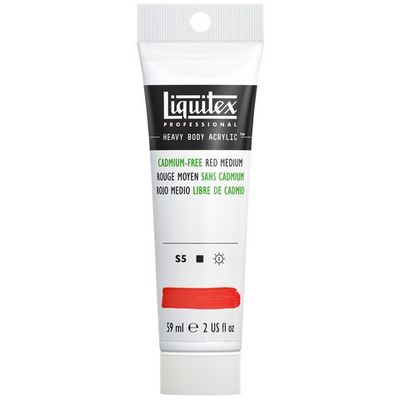 HEAVY BODY 2OZ CADMIUM FREE RED MEDIUM
