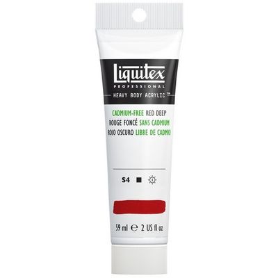HEAVY BODY 2OZ CADMIUM FREE RED DEEP