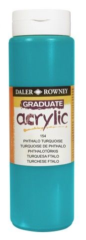 GRADUATE 500ML PHT TURQ