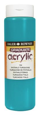 GRADUATE 500ML PHT TURQ