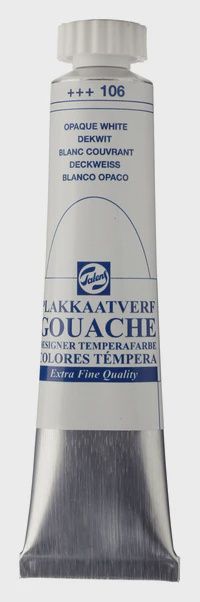 TALENS GOUACHE OPAQUE WHITE EXTRA 20ML