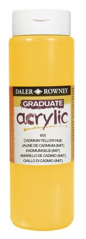 GRADUATE 500ML CAD YLW H