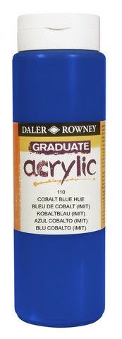 GRADUATE 500ML COBALT BL