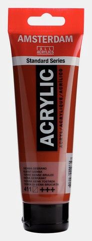 AMSTERDAM ACRYLIC COLOR 120ML BURNT SIENNA