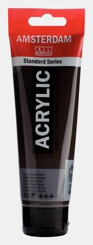 AMSTERDAM ACRYLIC COLOR 120ML VANDYKE BROWN