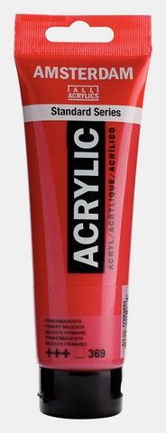 AMSTERDAM ACRYLIC COLOR 120ML PRIMARY MAGENTA