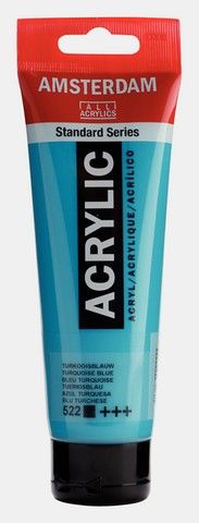 AMSTERDAM ACRYLIC COLOR 120ML TURQUIOSE BLUE