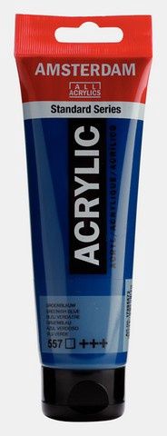 AMSTERDAM ACRYLIC COLOR 120ML GREENISH BLUE