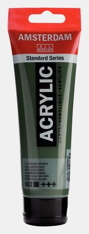 AMSTERDAM ACRYLIC COLOR 120ML OLIVE GREEN DEEP