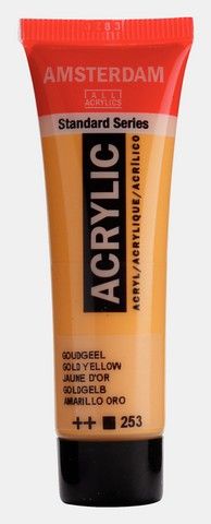 AMSTERDAM STANDARD ACRYLIC 20ML GOLD YELLOW