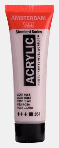 AMSTERDAM STANDARD ACRYLIC 20ML LIGHT ROSE