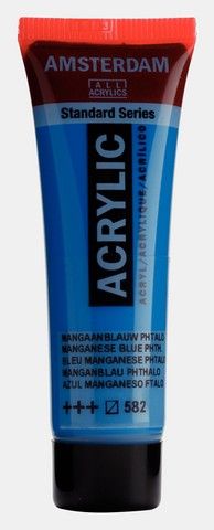 AMSTERDAM STANDARD ACRYLIC 20ML MANGANESE BLUE PHTHALO