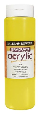 GRADUATE 500ML PRIM YLLW