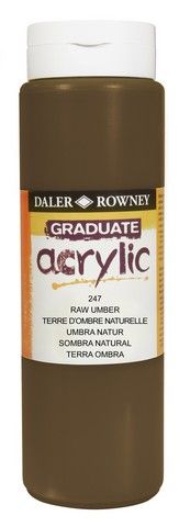 GRADUATE 500ML RAW UMBER