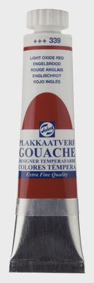 GOUACHE LT OXIDE RED 20M