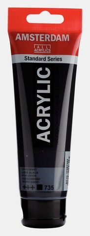 AMSTERDAM ACRYLIC COLOR 120ML OXYDE BLACK