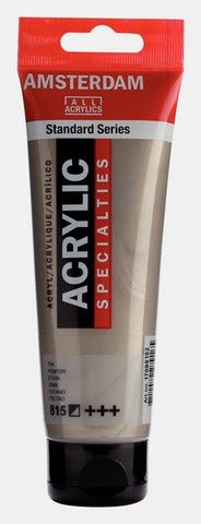 AMSTERDAM ACRYLIC COLOR 120ML METALLIC PEWTER