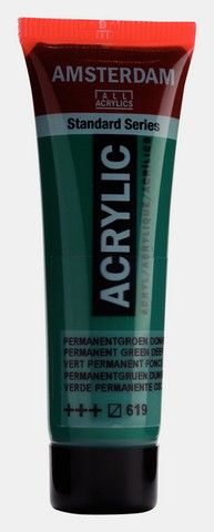 AMSTERDAM STANDARD ACRYLIC 20ML PERM.GREEN DEEP