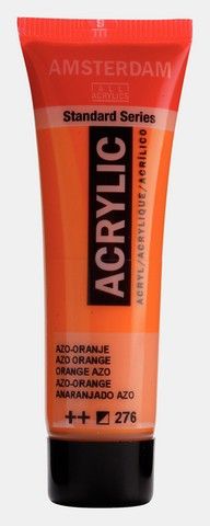 AMSTERDAM STANDARD ACRYLIC 20ML AZO ORANGE