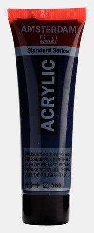 AMSTERDAM STANDARD ACRYLIC 20ML PRUSSIAN BLUE PHTHALO