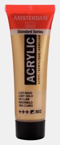 AMSTERDAM STANDARD ACRYLIC 20ML LIGHT GOLD