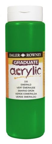 GRADUATE 500ML EMER GRN