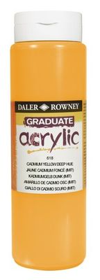GRADUATE 500ML CAD YLW D