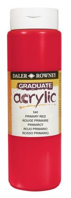 GRADUATE 500ML PRIM RED