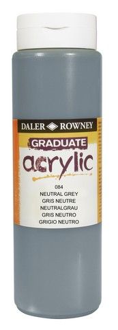 GRADUATE 500ML NEUT GREY