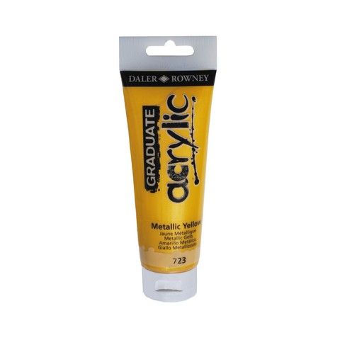 GRADUATE 120ML MET YLLW