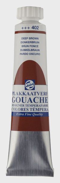 TALENS GOUACHE DEEP BROWN 20ML