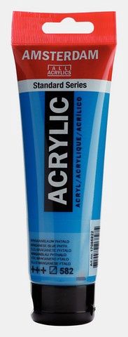 AMSTERDAM ACRYLIC COLOR 120ML MANGANESE BLUE PHTHALO