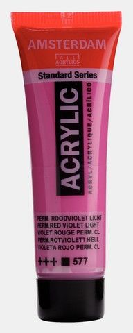 AMSTERDAM STANDARD ACRYLIC 20ML PERM RED VIOLET LIGHT