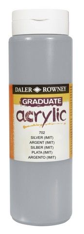 GRADUATE 500ML SILVR IMI