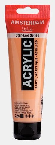AMSTERDAM ACRYLIC COLOR 120ML YELLOW RED