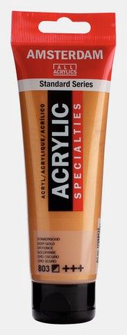 AMSTERDAM ACRYLIC COLOR 120ML METALLIC DEEP GOLD
