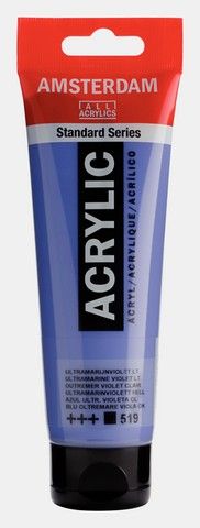 AMSTERDAM ACRYLIC COLOR 120ML ULTRAMARINE VIOLET LIGHT