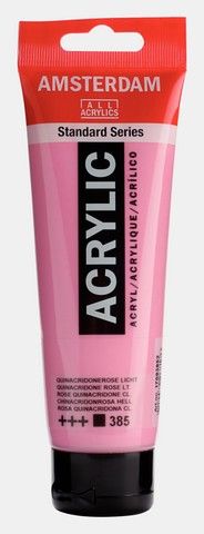 AMSTERDAM ACRYLIC COLOR 120ML QUINACRIDONE ROSE LIGHT