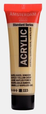 AMSTERDAM STANDARD ACRYLIC 20ML NAPLES YELL DEEP