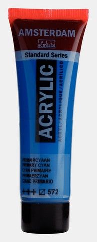AMSTERDAM STANDARD ACRYLIC 20ML PRIM CYAN