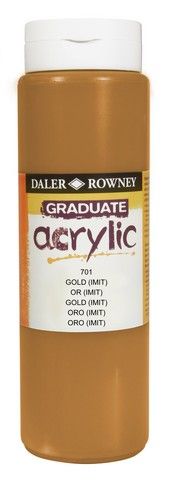 GRADUATE 500ML GOLD IMIT