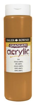 GRADUATE 500ML GOLD IMIT