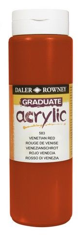 GRADUATE 500ML VENET RED