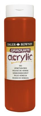 GRADUATE 500ML VENET RED
