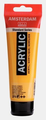 AMSTERDAM ACRYLIC COLOR 120ML AZO YELLOW DEEP