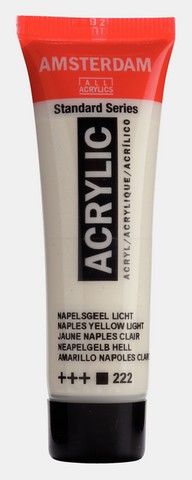 AMSTERDAM STANDARD ACRYLIC 20ML NAPLES YELLOW LIGHT