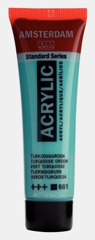 AMSTERDAM STANDARD ACRYLIC 20ML TURQUOISE GREEN