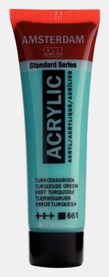 AMSTERDAM STANDARD ACRYLIC 20ML TURQUOISE GREEN