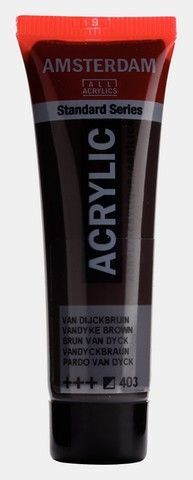 AMSTERDAM STANDARD ACRYLIC 20ML VANDYKE BROWN