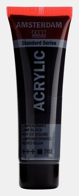 AMSTERDAM STANDARD ACRYLIC 20ML LAMP BLACK